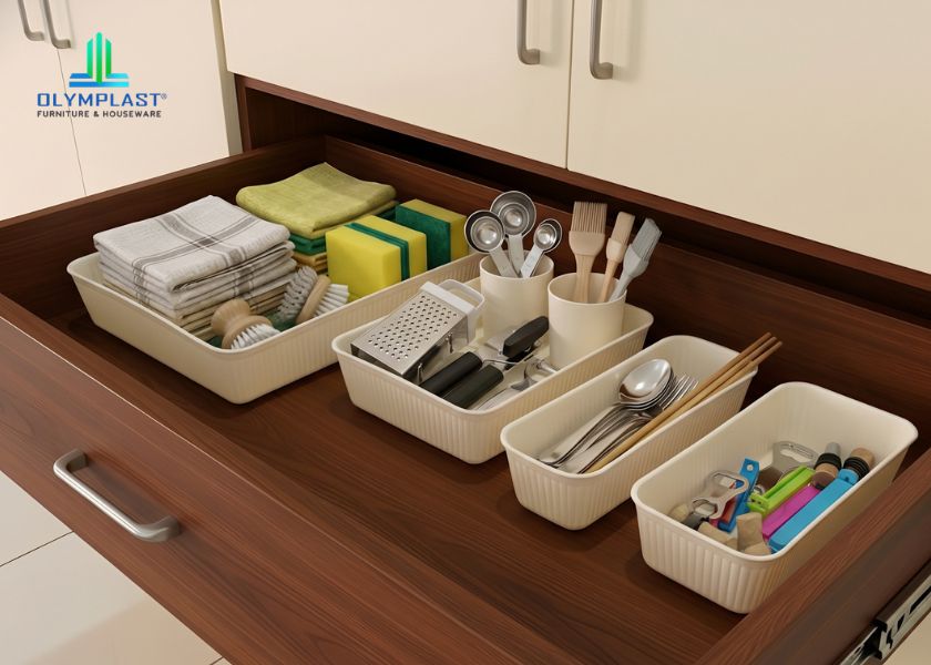 Casatray Olymplast Organizer di Laci Dapur